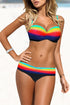 Sexy Padded Gather Push-Up Bikini Set